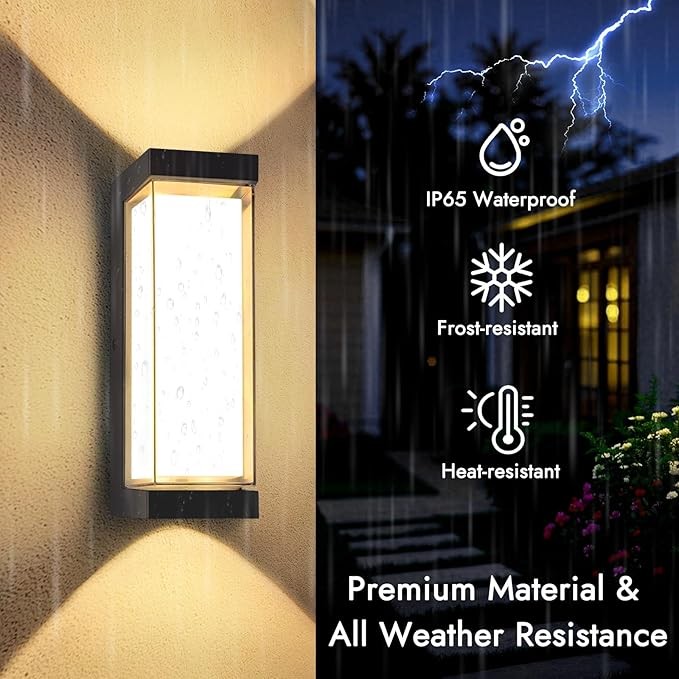 Vintage Luminária Externa De Parede Luminária De Jardim/Corredor /Varanda