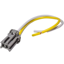 CHICOTE REPARO LANTERNA TRASEIRA LUZ DE RÉ PORTA MALA PLACA HONDA FIT CIVIC 2 VIAS FEMEA