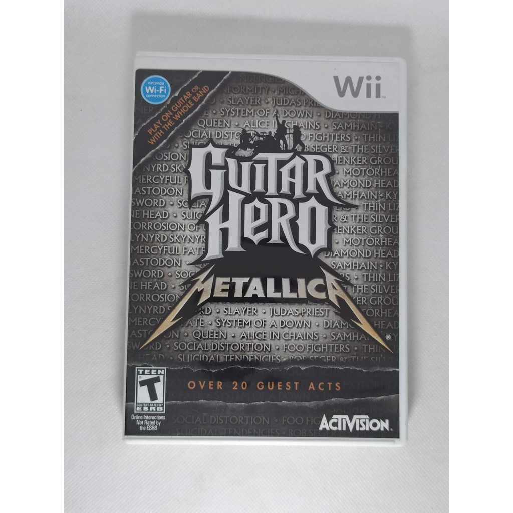 Jogo Guitar Hero: Metallica - Nintendo Wii (Usado)