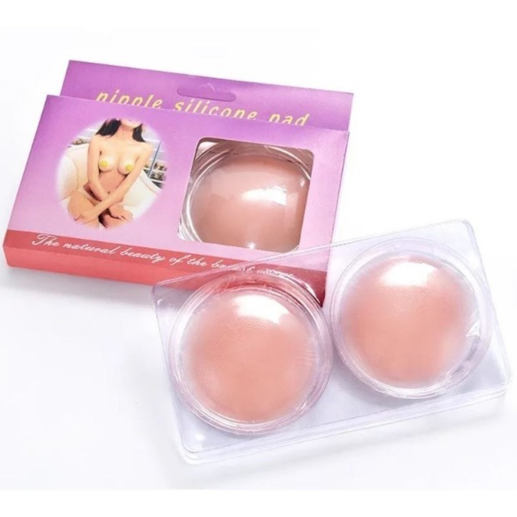 10/20 Pairs Protetor Tapa Redondo de Mamilos Silicone Adesivo Reutilizavel Discreto Bege