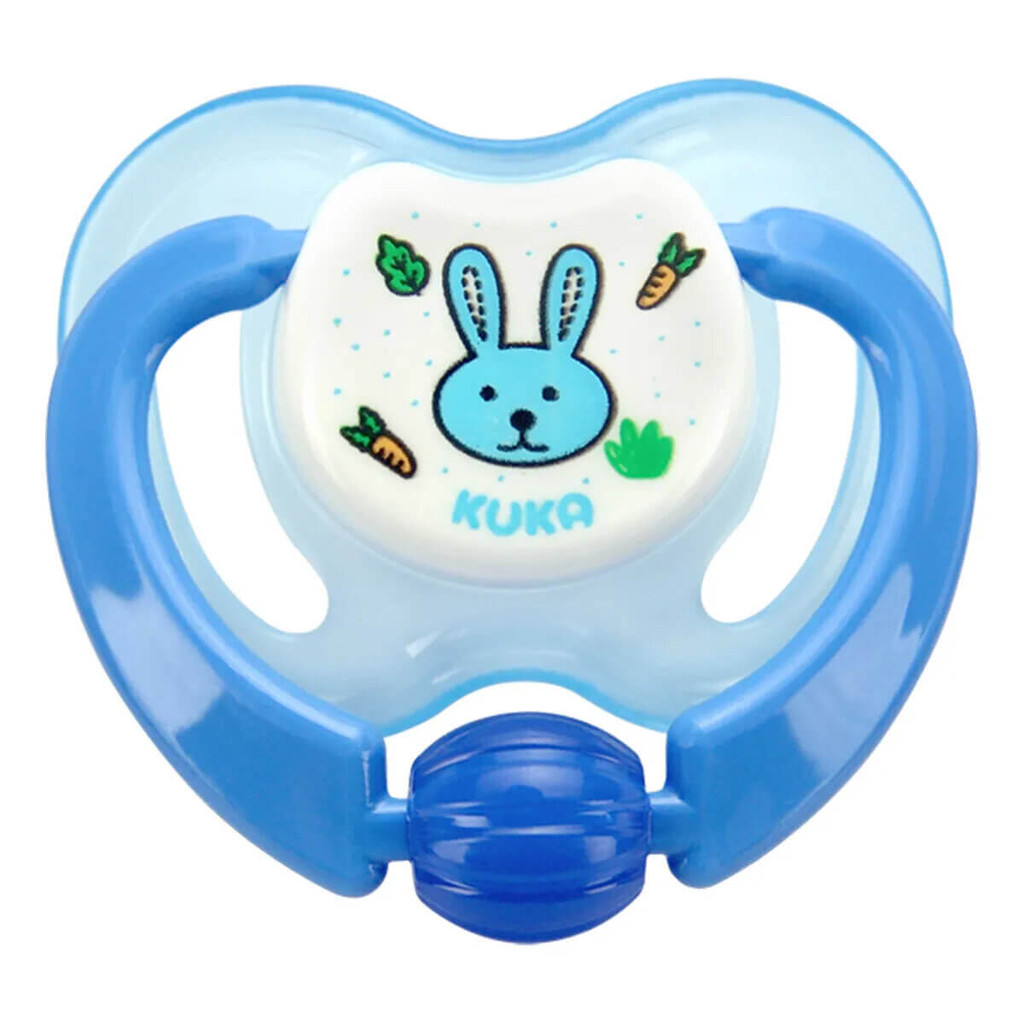 Chupeta Bebê Kuka Lovely Tamanho 02 Azul Bico Orto em Oferta na Shopee