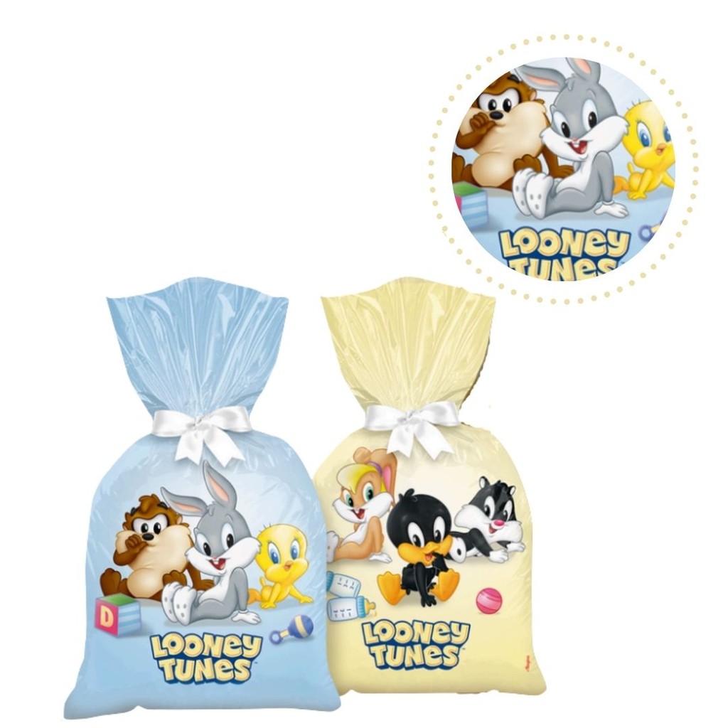 8~32 SACOLA LOONEY TUNES FESTA LEMBRANCINHA  REGINA em Oferta na Shopee