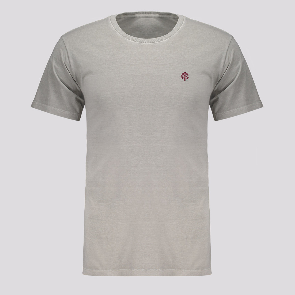 Camiseta Internacional Tinturada Cinza
