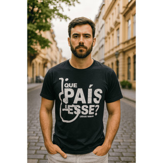 Camisa Streetwear Legiao Urbana Pais Vintage Premium Camiseta 100% Algodão Blusa Fio 30.1 Penteado Envio Imediato