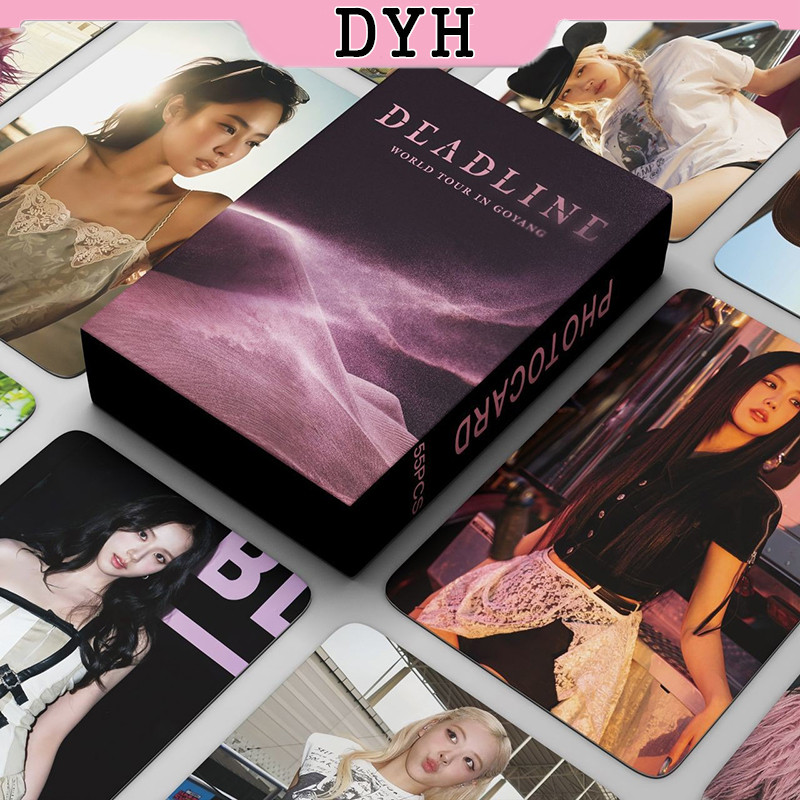 55pcs/box BLACKPINK Photocard DEADLINE Álbum KPOP LOMO Cartão De Coleção em Oferta na Shopee