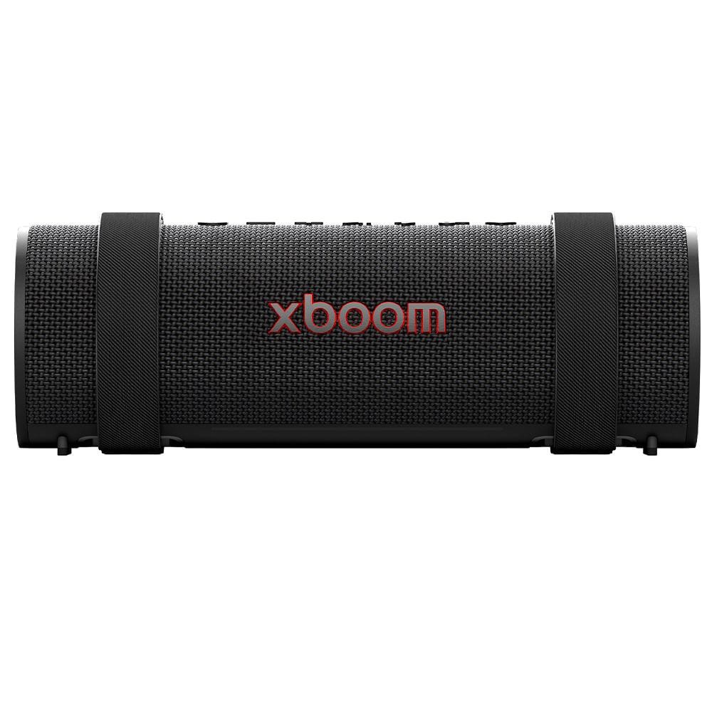 Caixa de Som Bluetooth LG Xboom Grab by will.i.am Preta, Som IA, Bateria de até 20 Horas à Prova d'Água IP67