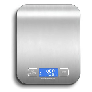 Balança Digital de Cozinha Inox alta precisão com Visor digital de ate 10Kg