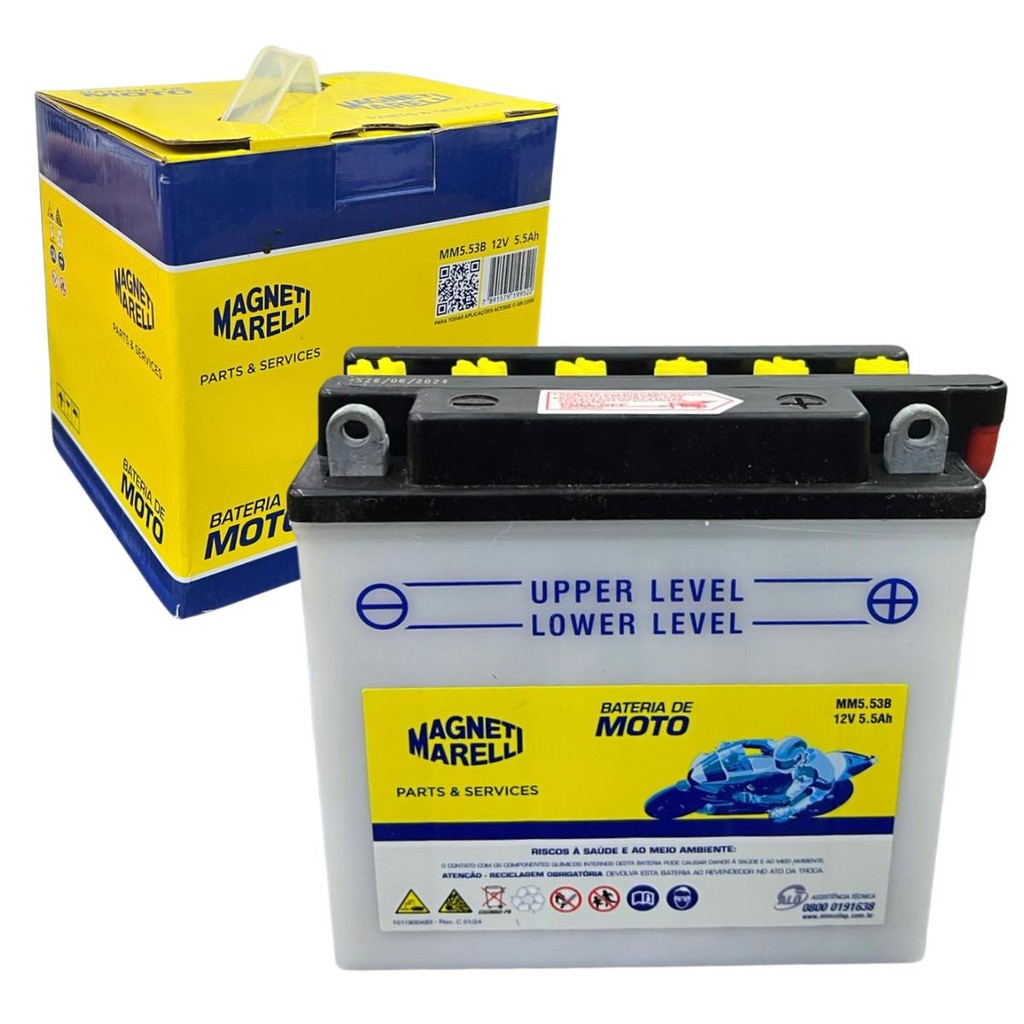 Bateria Ybr125 Rd135 Rd350 Rdz135 Magneti Marelli 12n5,5 3b