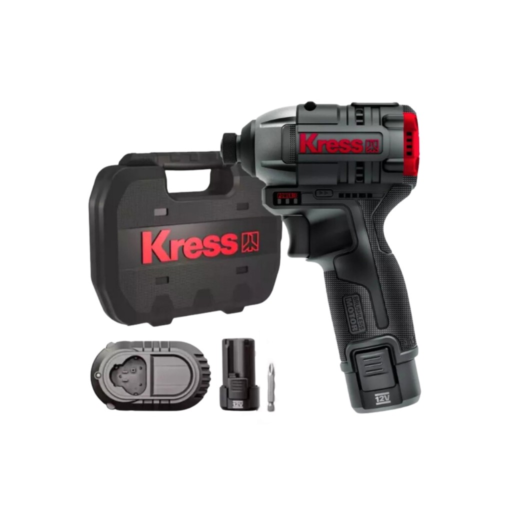 Parafusadeira Impacto 12v 2x 2ah Brushless Kub50.2 Kress
