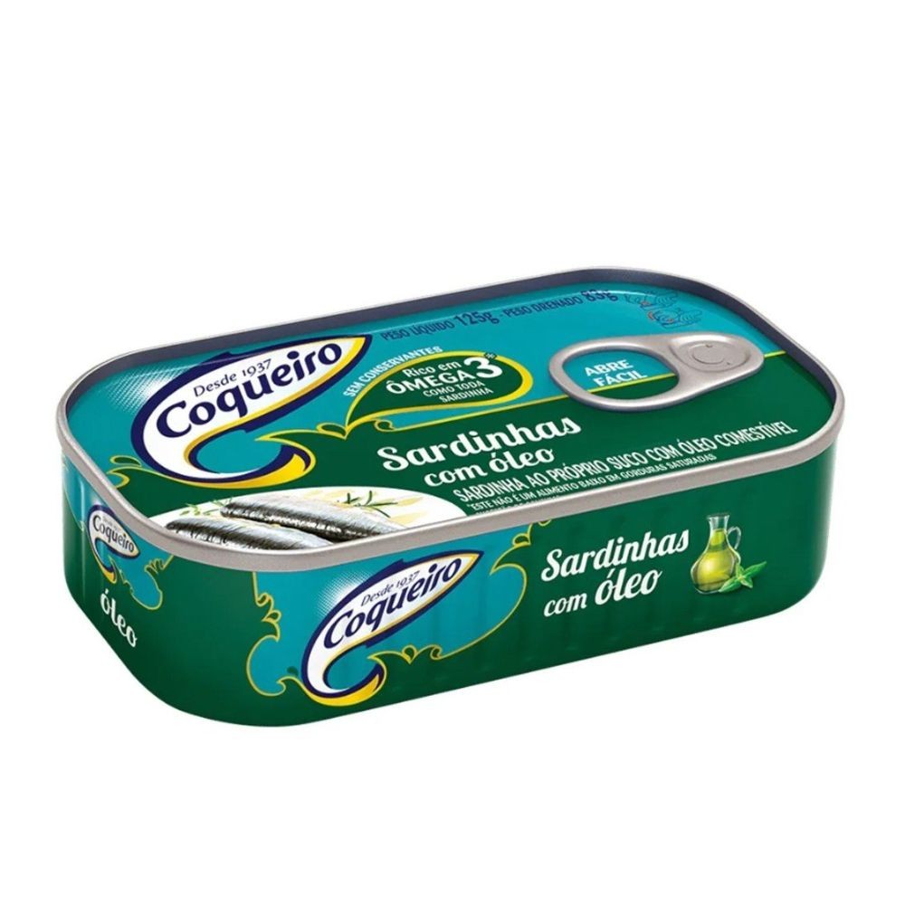 Sardinha com Óleo Coqueiro 125g - Food & Beverages
