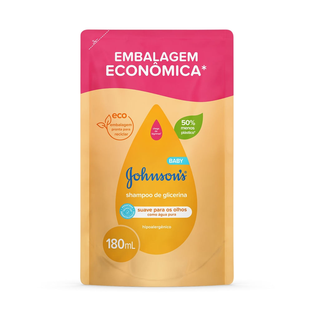 Shampoo Johnsons Baby Refil 180ml - Mom & Baby