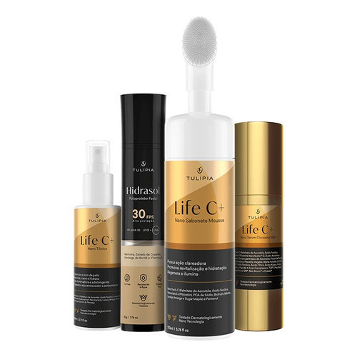 Kit Premium Completo De Vitamina C Facial Home Care Tulipia