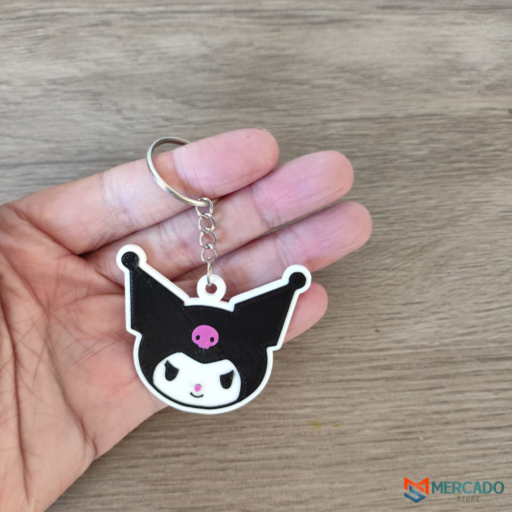 Chaveiro Kuromi Sanrio My Melody Kawaii Gótico Acessório Mochila Bolsa