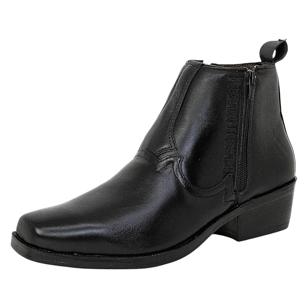 Bota Masculina Carrapeta em Couro Estilo Country Ferracini