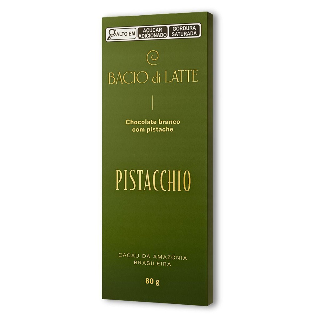 Chocolate Pistache 80G Bacio Di Latte