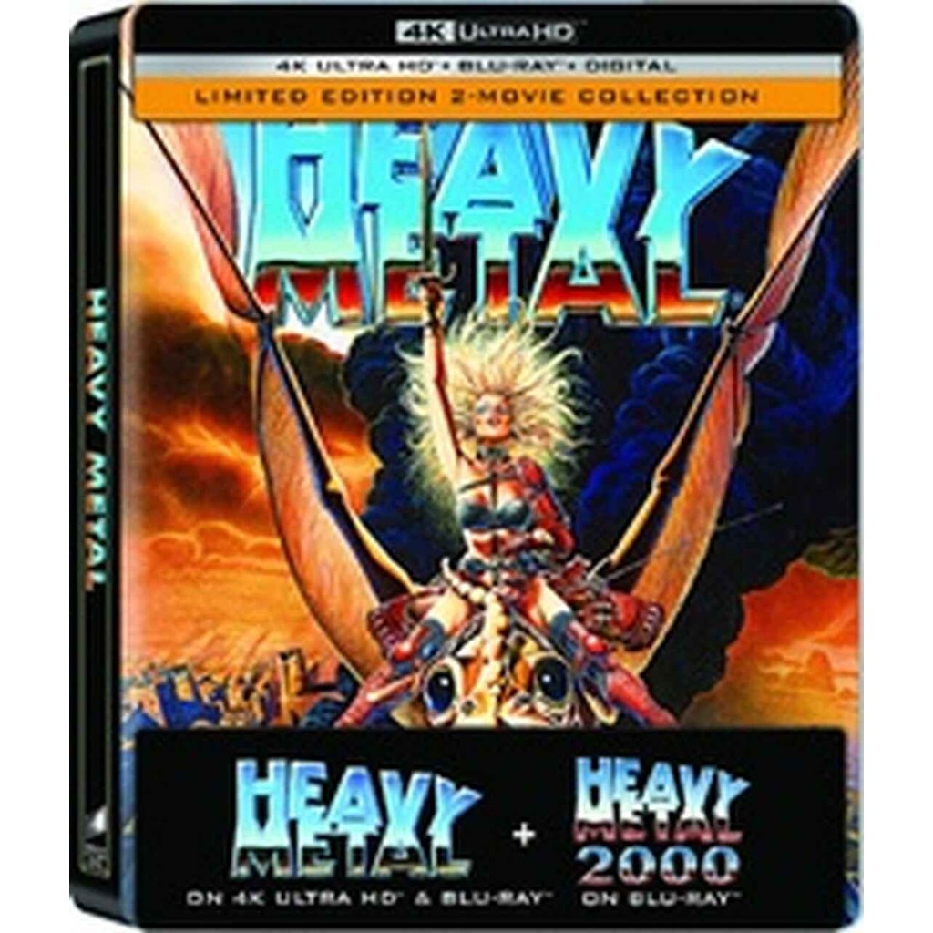Steelbook 4K UHD Heavy Metal + Heavy Metal 2000