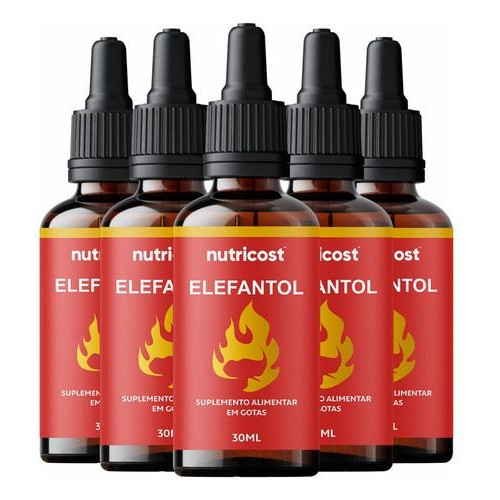 5x Elefantol Original 30ml Fórmula Concentrada- Loja Oficial