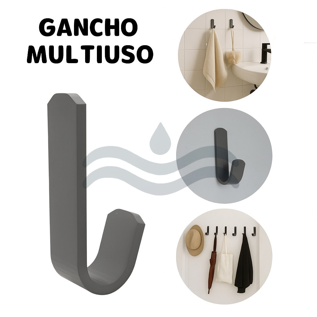 Kit 2/6/8 Ganchos de Parede Adesivo Multiuso Porta Trecos / Sala / Banheiro / Cozinha / Quarto em Oferta na Shopee