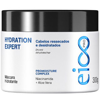 Eico Máscara Hydration Expert Hidratação Cabelos Ressecados Desidratados 300g em Oferta na Shopee