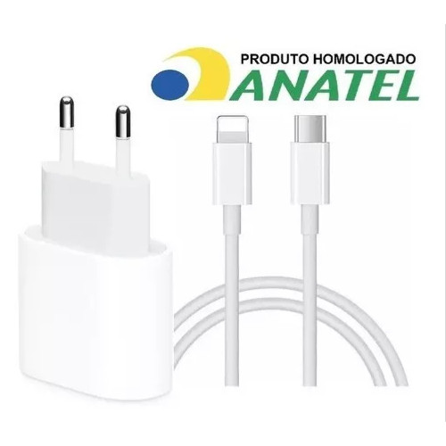 Carregador iPhone Original Completo Turbo 20w iphone 11 12 13 14 15 16 17 Promax X  Xr Xs
