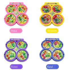 Brinquedo/Jogo Infantil Pega Peixe Pescaria Maluca 32 Peixes E 4 Varas Cores Sortidas