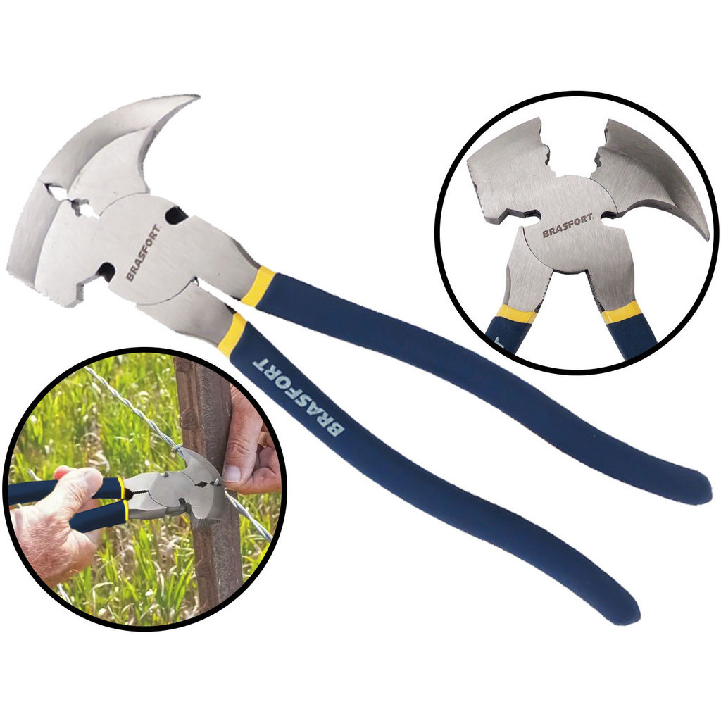 Alicate Tipo Fazendeiro Corta Arame Grampo Cercas Multiuso 10 Polegadas Profissional em Oferta na Shopee
