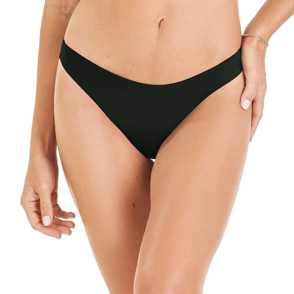 Calcinha Fio Dental Laser Termofusionada Preta em Oferta na Shopee