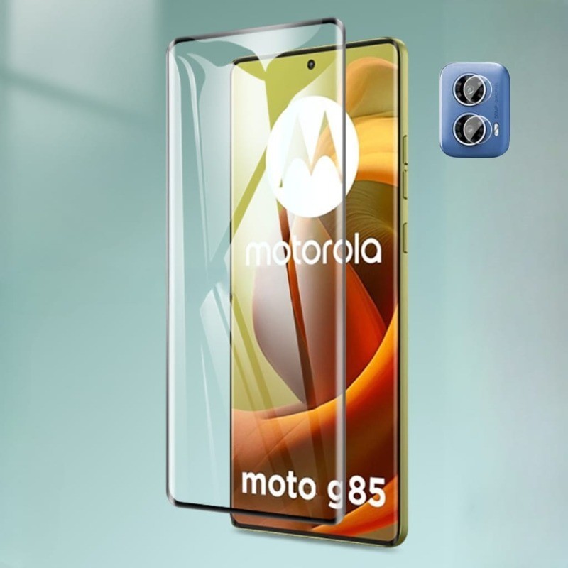 para motorola moto g85 Motorola Edge 50 Fusion,película de vidro curva temperado câmera de vidro