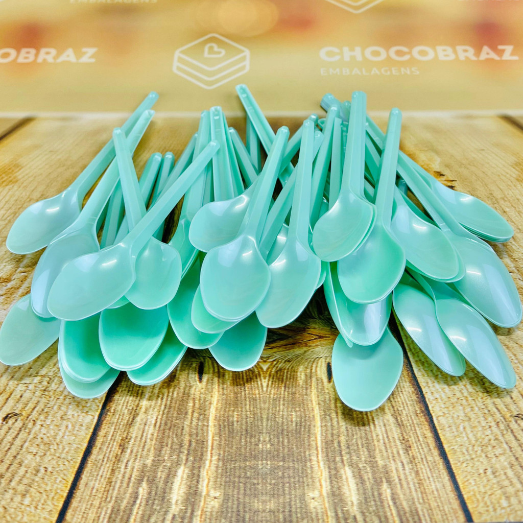 50~250 COLHER SOBREMESA MENTA BELLO FESTAS em Oferta na Shopee
