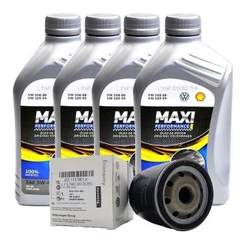 Kit De Troca De Óleo 4l 5w40 E Filtro Original Volkswagen