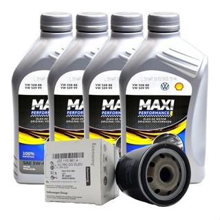 Kit De Troca De Óleo 4l 5w40 E Filtro Original Volkswagen em Oferta na Shopee