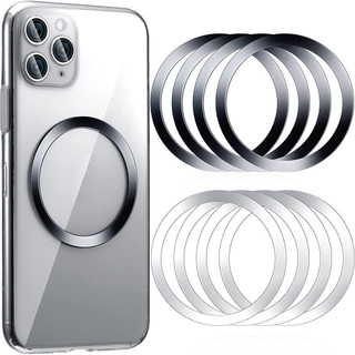 20psAcessórios De Carregamento Sem Fio Faixa  Magnética Magsafe Placas Do Telefone Móvel Ímãs Circular Adesivos