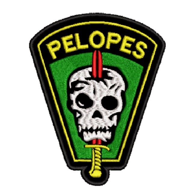 Patch Bordado Brevê Pelopes