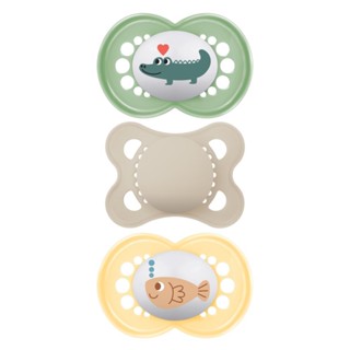 Kit com 3 Chupetas Original Bico de Silicone 0m+ Neutra - MAM em Oferta na Shopee