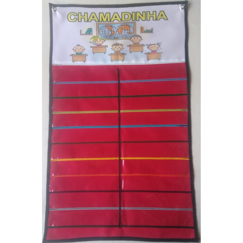PAINEL CHAMADINHA COM 26 NOMES em Oferta na Shopee