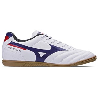 Chuteira Futsal Mizuno Morelia Club In Masculina - Branco e Marinho em Oferta na Shopee