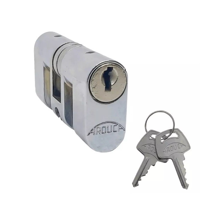 Cilindro Fechadura Arouca Monobloco Original 52mm em Oferta na Shopee