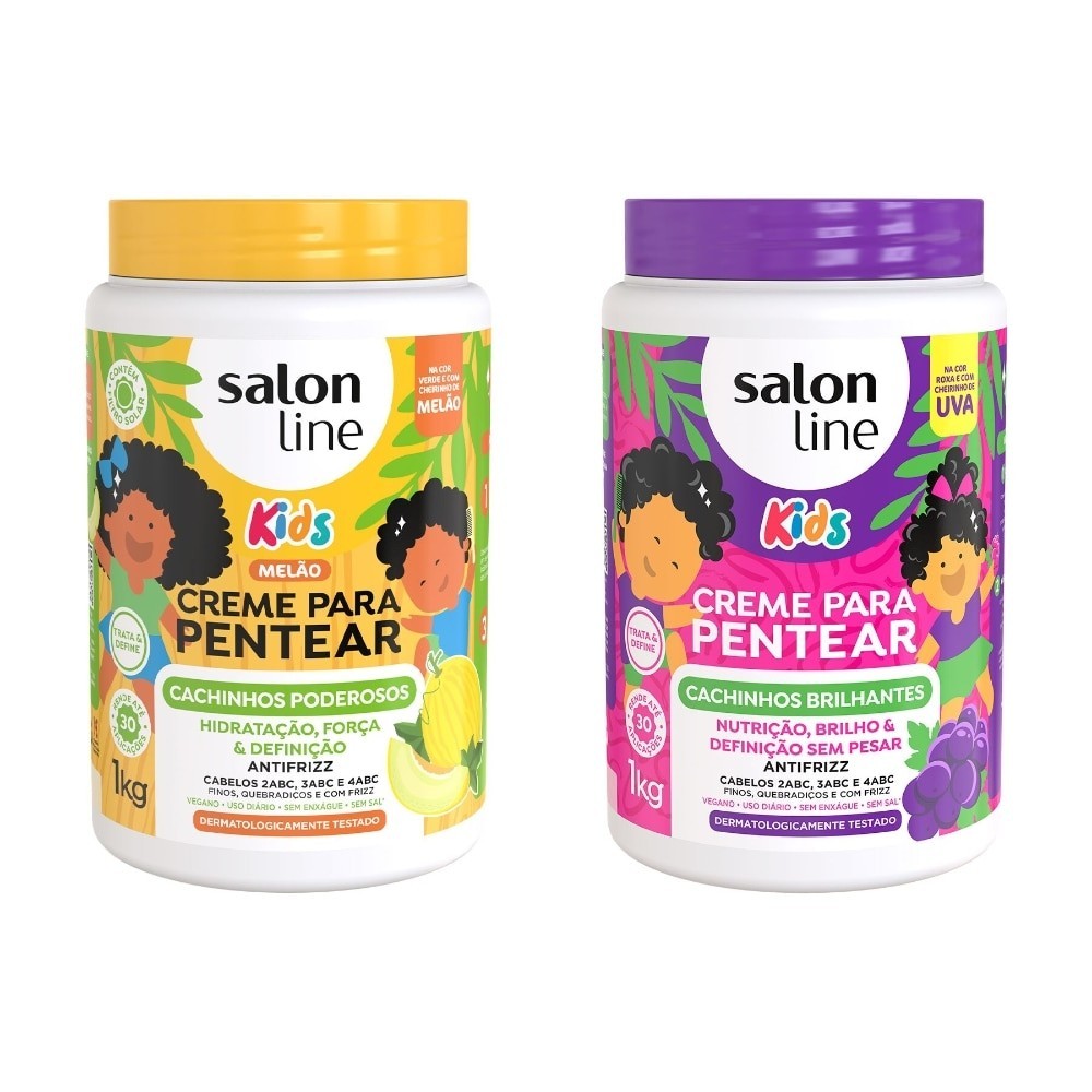 Kit Creme para Pentear Uva + Melão em Oferta na Shopee