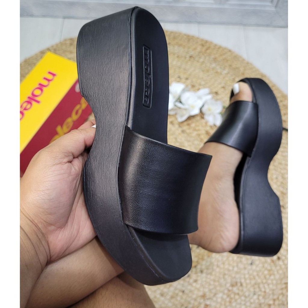 Sandália Tamanco Mule salto alto Moda Tendência Feminina