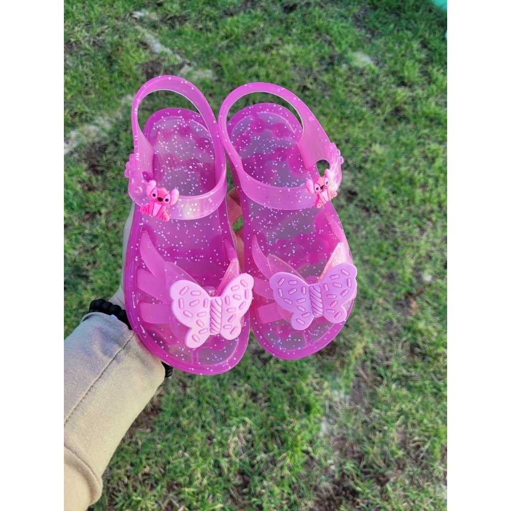 Sandalia Feminina Papete Infantil Confortavel Macia Glitrer Leve e Confortável Tudo Lançamento Para sua Pequena