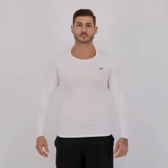 Camisa Térmica Penalty Matis X II UV Manga Longa Branca