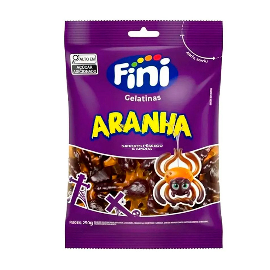 Bala Aranha de Halloween - 1 unidade - Fini - Rizzo
