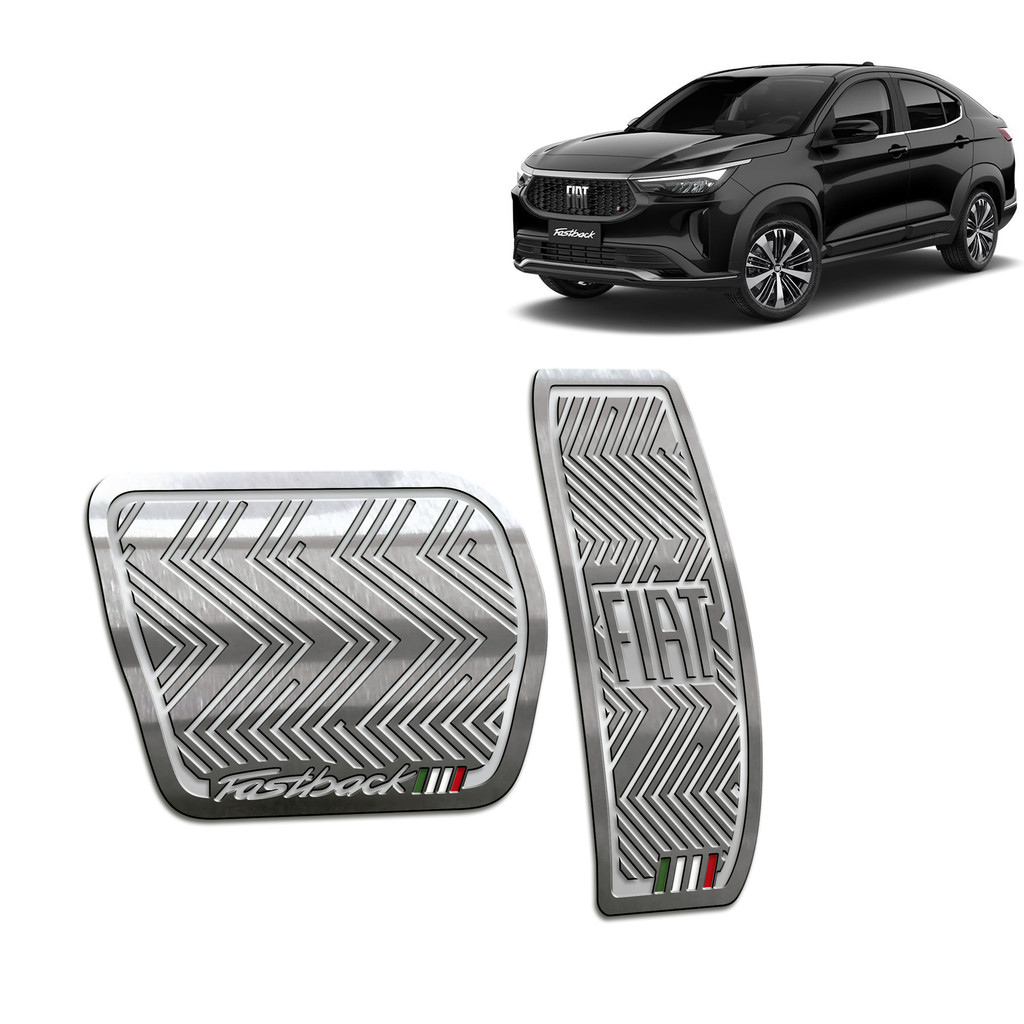 Pedaleira Fastback Impetus 23/.. Automático Aço Inox - Não fura o pedal em Oferta na Shopee