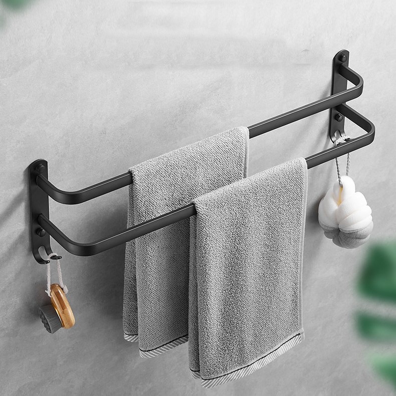 Suporte Adesivo Porta Toalhas Reforçado 50CM Organizador Banheiro Sem Furos Multiuso em Oferta na Shopee