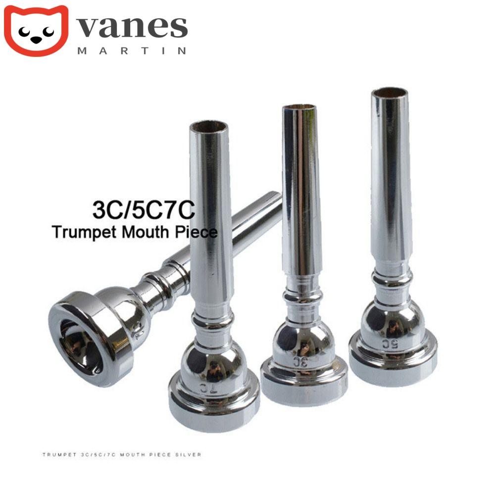 Bocal De Trompete NAESV , Boca De Corneta Profissional Em Ouro Prateado , Chifre De Metal 3C/5C/7C Latão