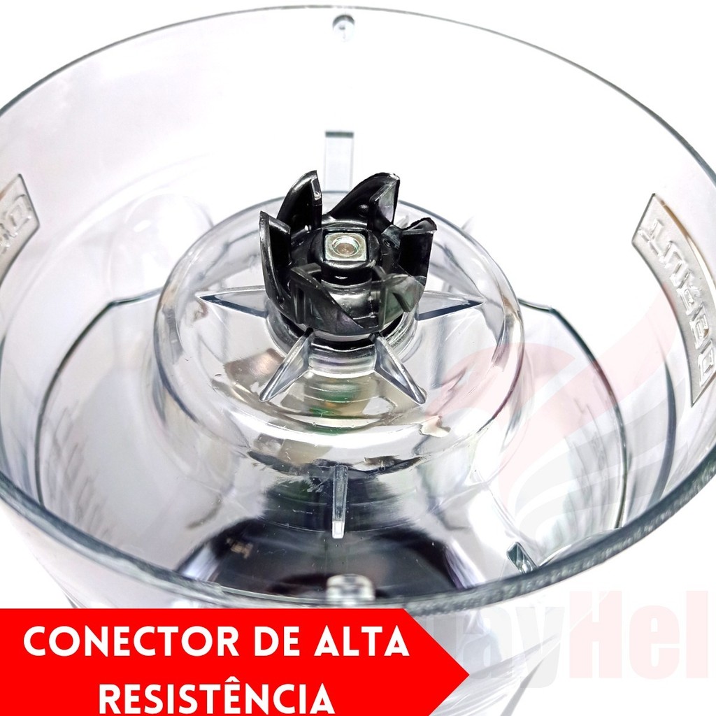 Detalhes do Copo de Liquidificador Britânia BLQ1280P Preto Original