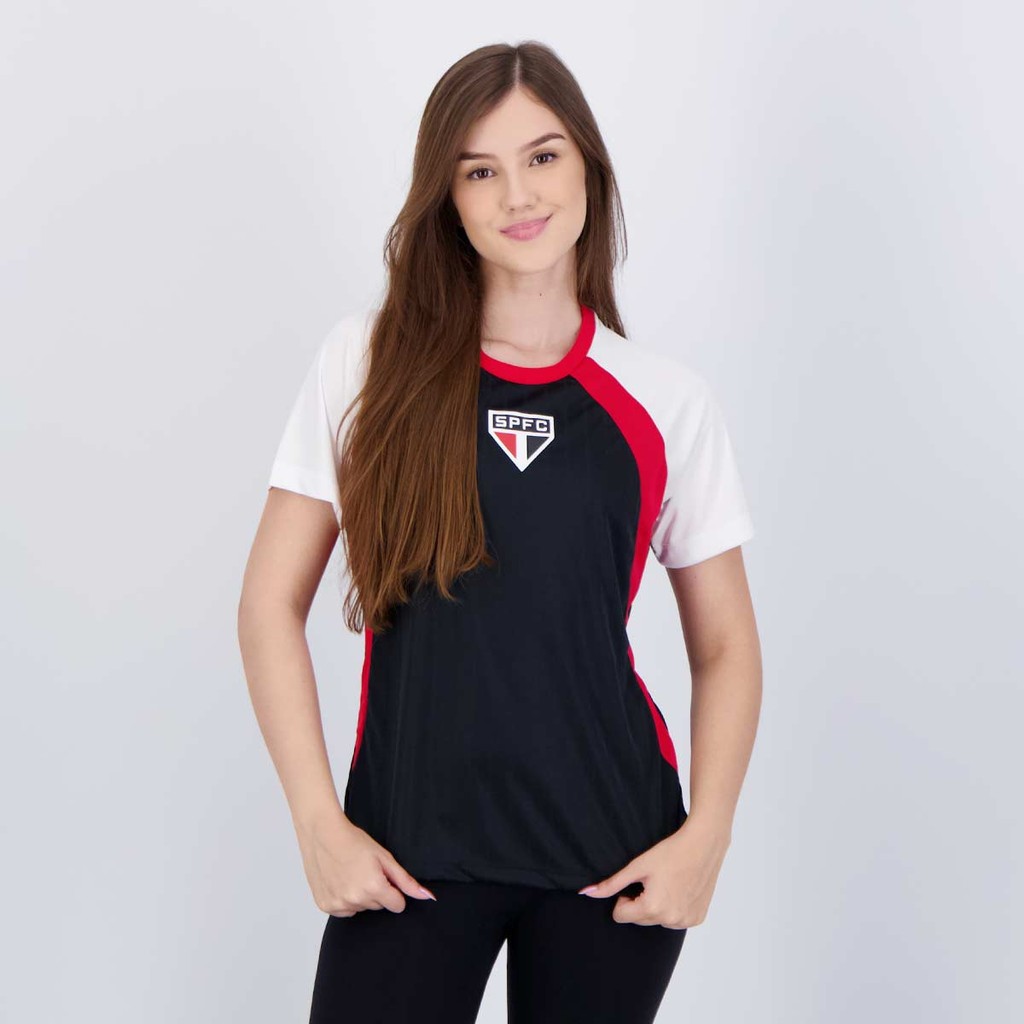 Camisa São Paulo Var Feminina Preta