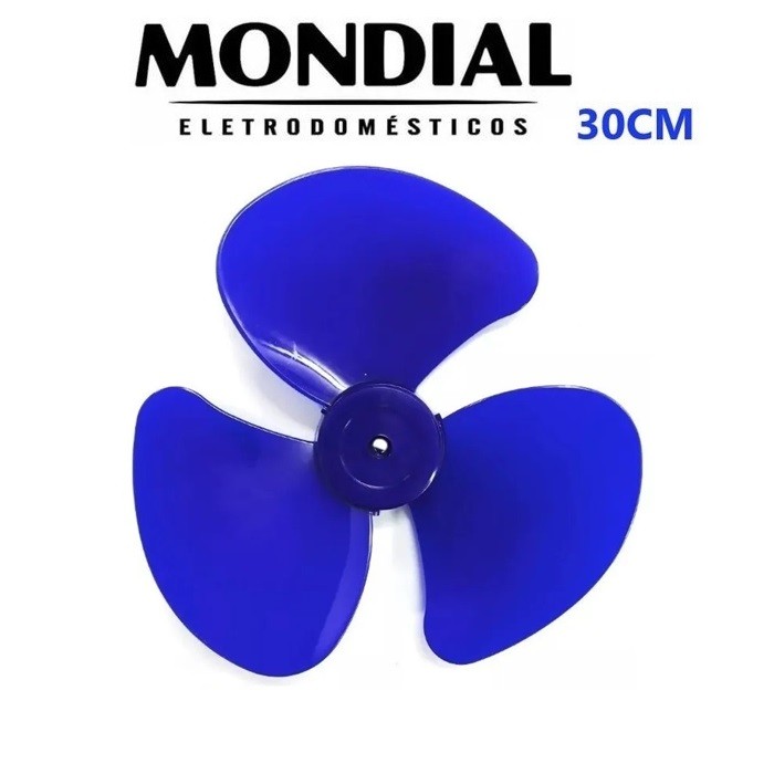 HÉLICE para o ventilador MONDIAL 30CM - 3 PAS - AZUL