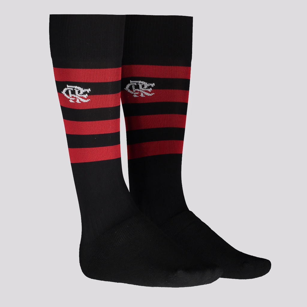 Meião Flamengo CRF Infantil Vermelho e Preto em Oferta na Shopee