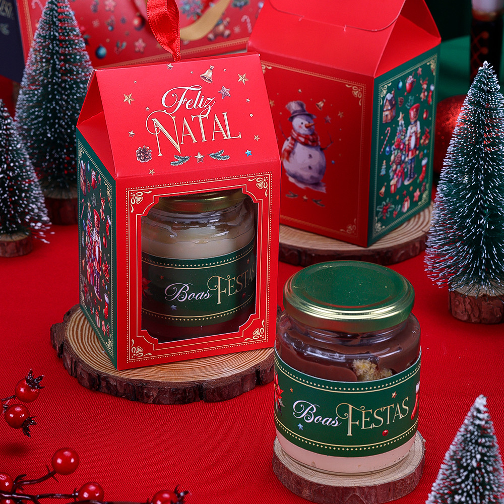 10 ~50 Embalagem Casinha Lembrancinha Quebra Nozes 4394 (JANGO NATAL 2024)